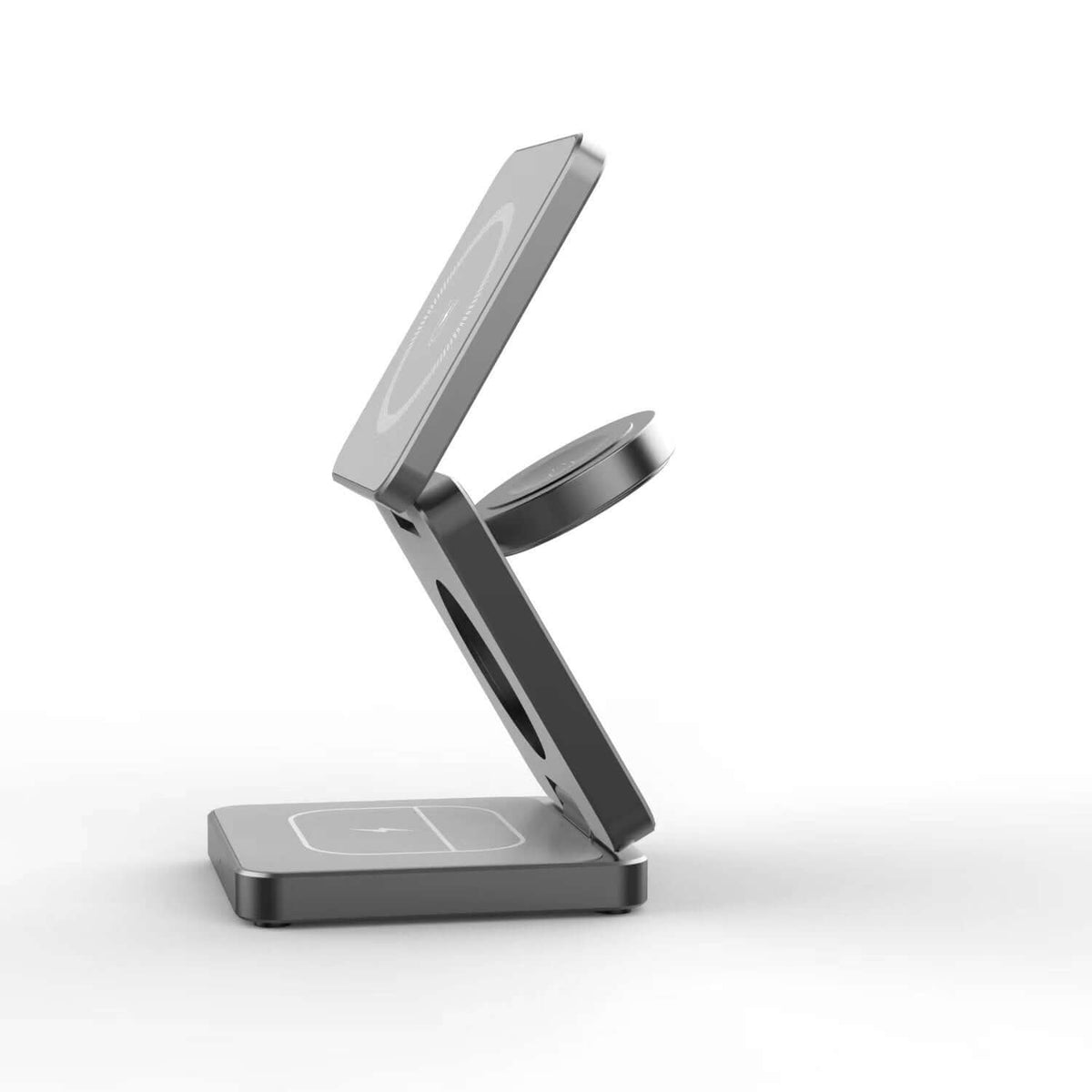 Magnetic 15W Foldable 3-in-1 Wireless Charging Station For IP Devices | Phonax Services