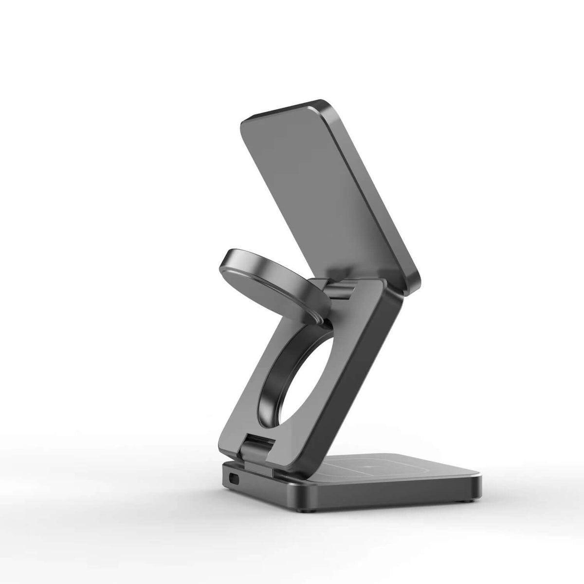 Magnetic 15W Foldable 3-in-1 Wireless Charging Station For IP Devices | Phonax Services