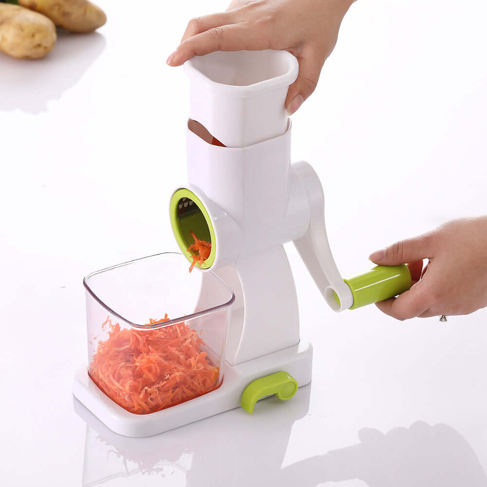 Manual Kitchen Wire Shredder – Hand Crank Vegetable Slicer with Stainless Steel Blades | Phonax Services | Phonax Services