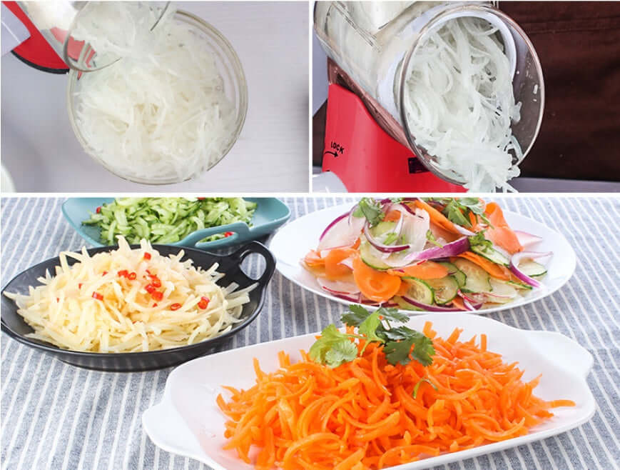 Manual Mandoline Vegetable Cutter – 3-in-1 Rotary Slicer for Potato, Carrot & Salad Prep – Phonax Services | Phonax Services