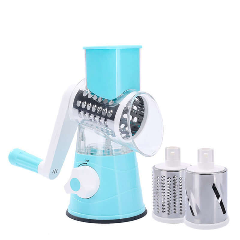 Manual Vegetable Slicer & Grater – Hand Crank Stainless Cutter for Cheese, Potato & More – Phonax Services | Phonax Services