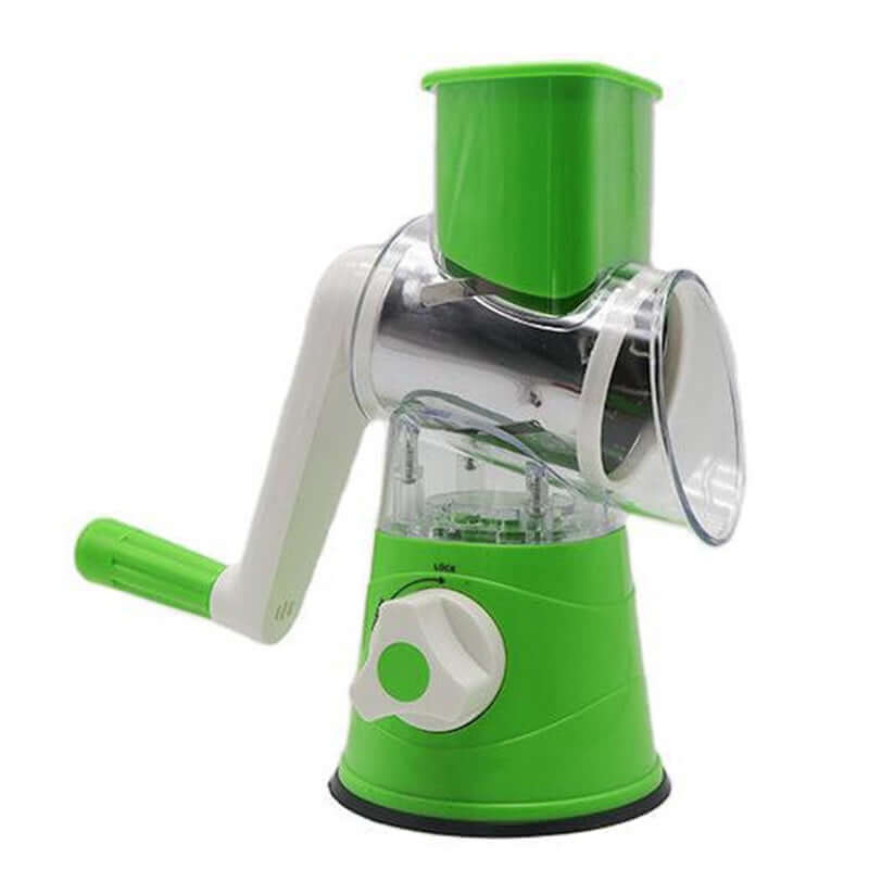 Manual Vegetable Slicer & Grater – Hand Crank Stainless Cutter for Cheese, Potato & More – Phonax Services | Phonax Services