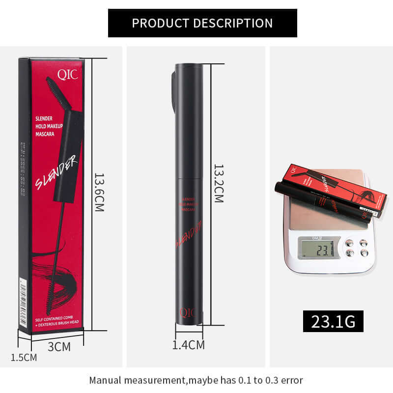 Waterproof Lengthening Mascara – Long, Thick, Curling, Smudge-Proof Lash Enhancer | Phonax Services