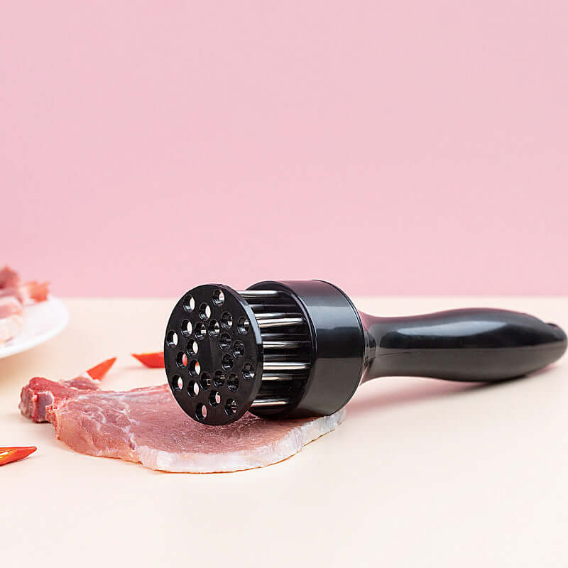 21-Blade Stainless Steel Meat Tenderizer Tool – Needle Injector for Juicy & Flavorful Meat | Phonax Services