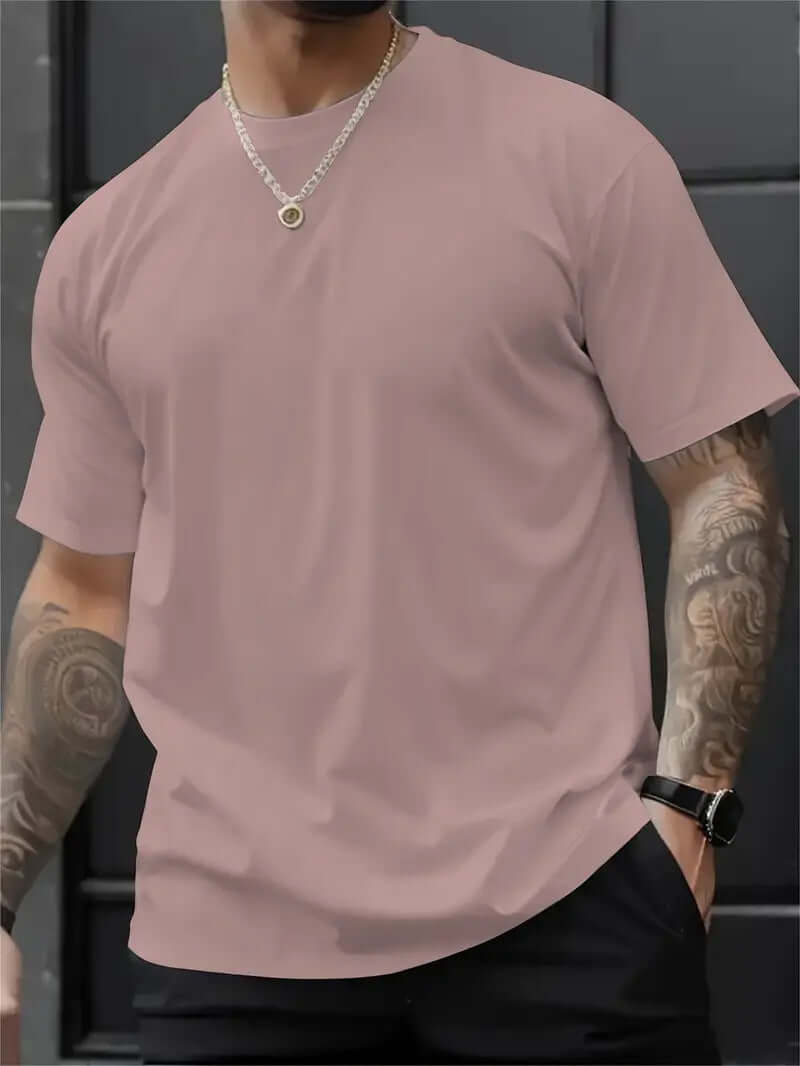 Men’s 3D Printed Loose Fit T-shirt – Round Neck Short Sleeve | Graphic Summer Tee | Phonax Services