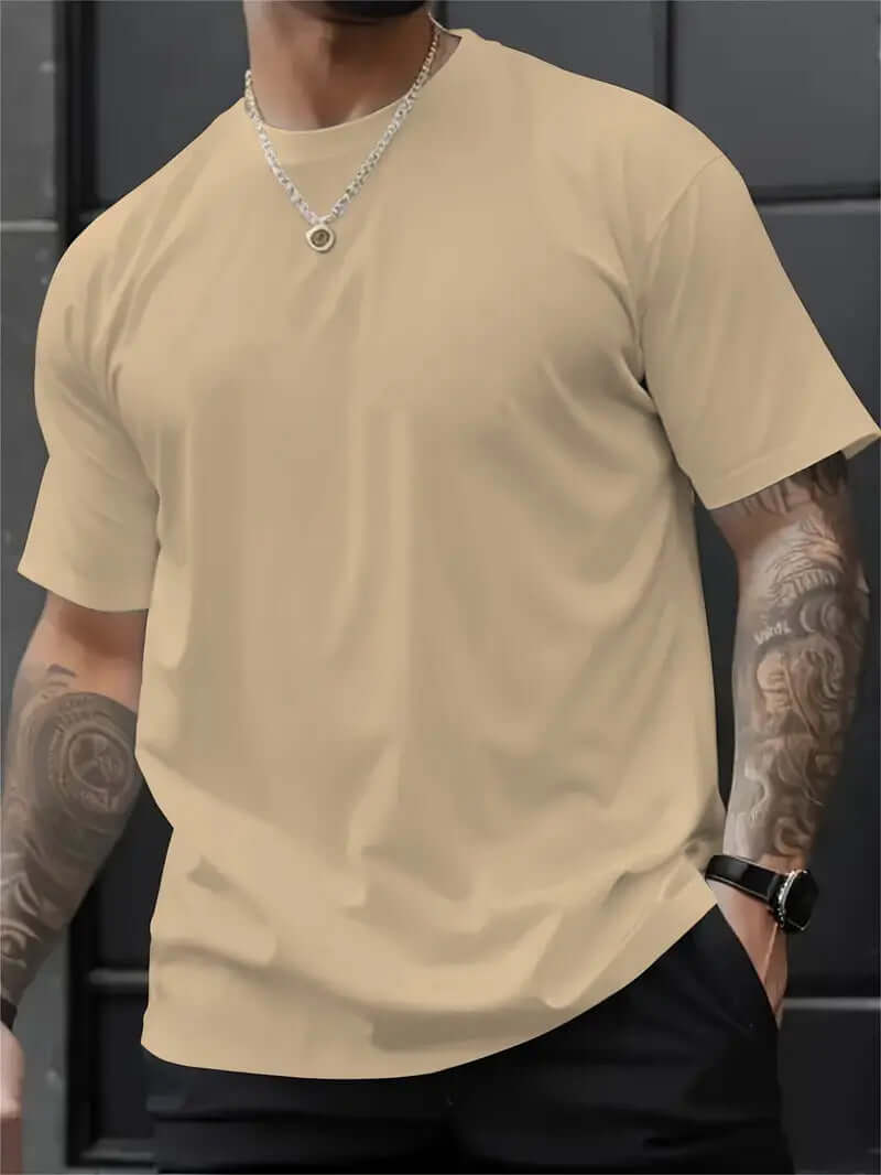 Men’s 3D Printed Loose Fit T-shirt – Round Neck Short Sleeve | Graphic Summer Tee | Phonax Services
