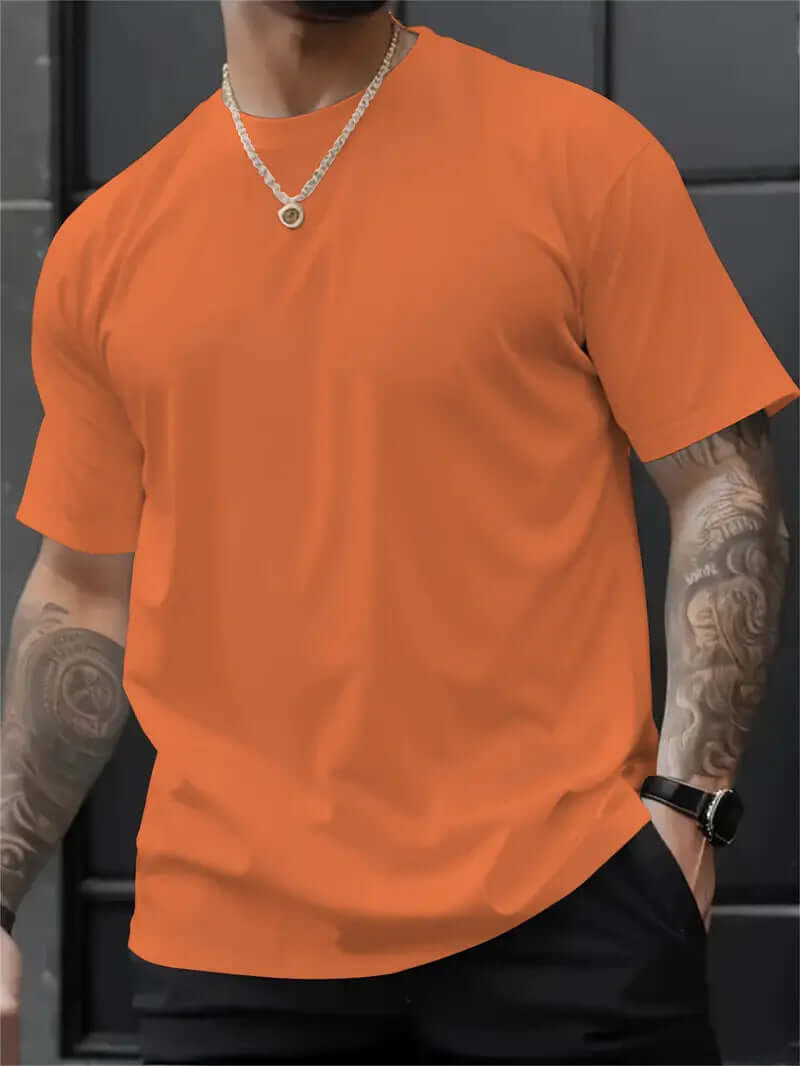 Men’s 3D Printed Loose Fit T-shirt – Round Neck Short Sleeve | Graphic Summer Tee | Phonax Services