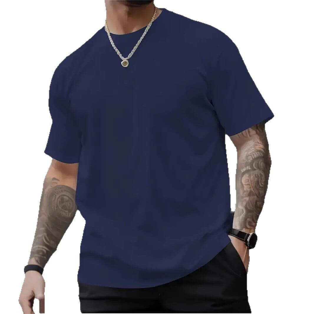 Men’s 3D Printed Loose Fit T-shirt – Round Neck Short Sleeve | Graphic Summer Tee | Phonax Services
