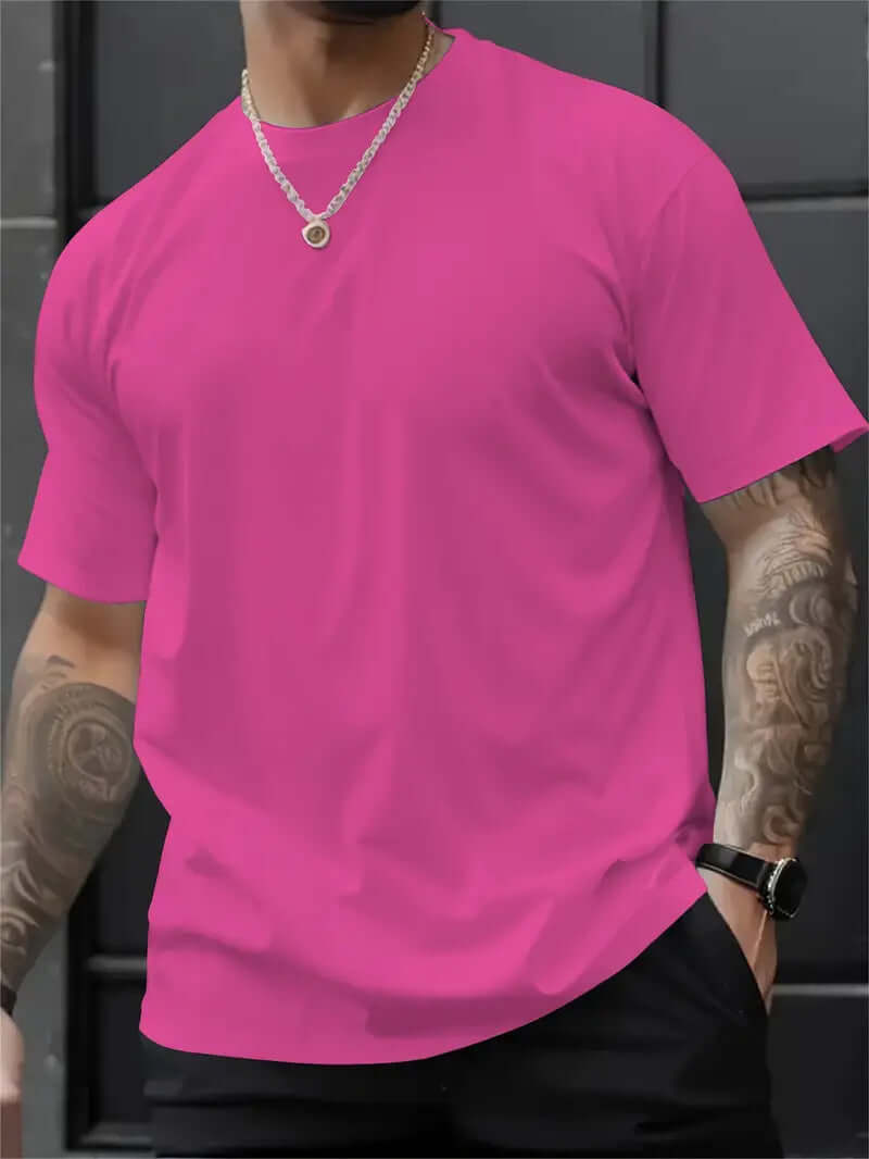 Men’s 3D Printed Loose Fit T-shirt – Round Neck Short Sleeve | Graphic Summer Tee | Phonax Services