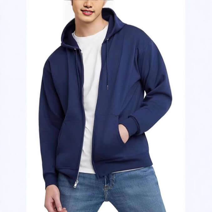 Men's American Fashion Brand Hooded Zipper Loose Pullover Top Sweatshirt Jacket | Phonax Services