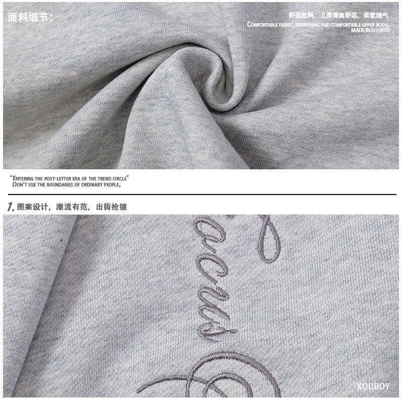 YourBrand Casual Rivet Zipper Hoodie – Trendy Loose-Fitting Design | Phonax Services