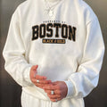 Men’s “Boston” Long Sleeve Sweatshirt – Casual Harajuku Style Crew Neck Pullover | Phonax Services
