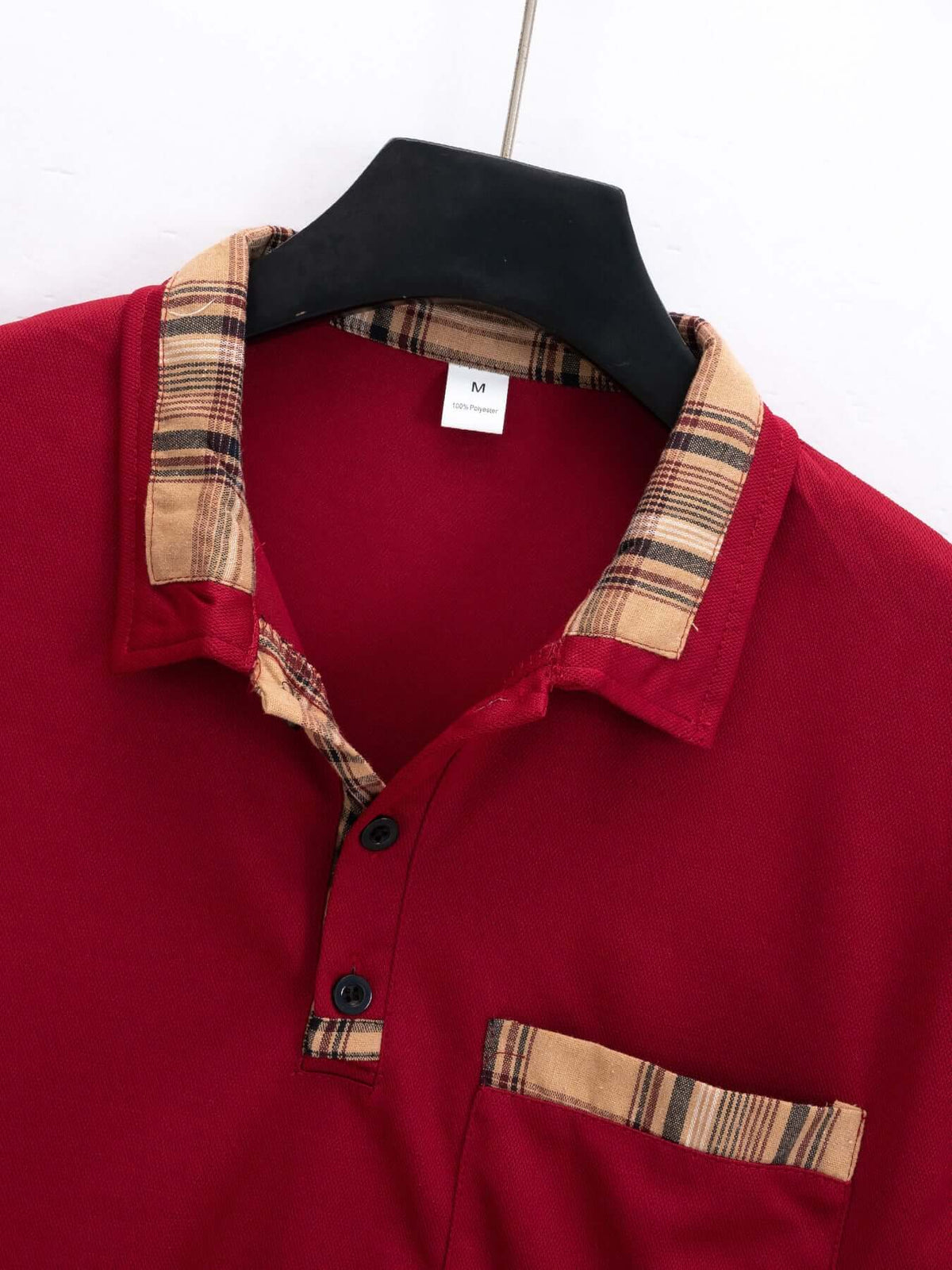 Men’s Casual Solid Color Polo Shirt – Short Sleeve Polyester Top | Phonax Services