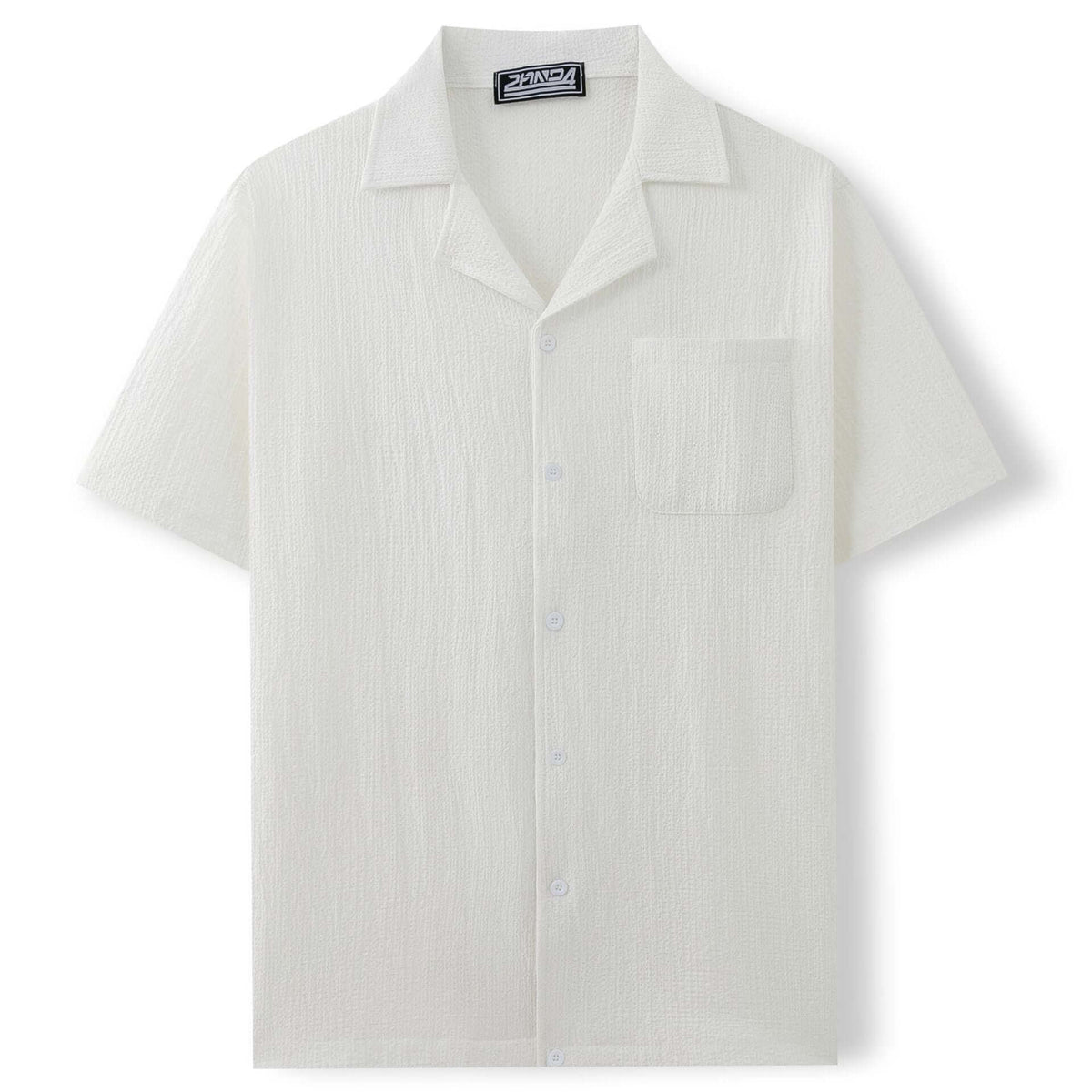 Men’s Cuban Collar Vacation Shirt – Short Sleeve Wrinkle-Free Summer Top | Phonax Services