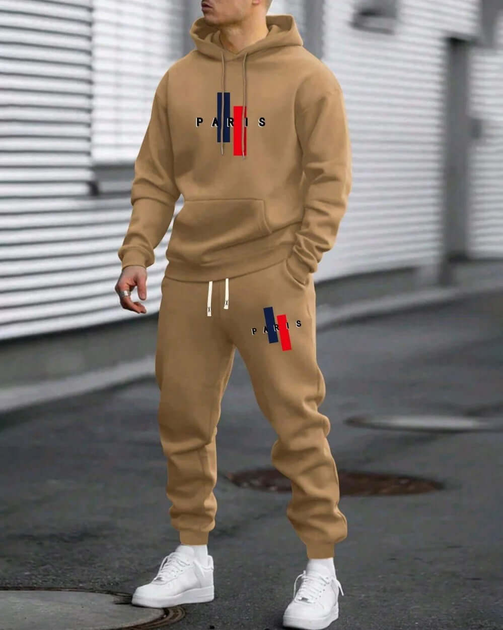Men's Fashion Trendy Casual All-matching Hooded Sweatshirt And Sweatpants Suit | Phonax Services
