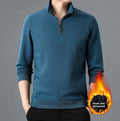 Men’s Half Zip Fleece Pullover – Stand Collar Long Sleeve | Fall & Winter Tops | Phonax Services