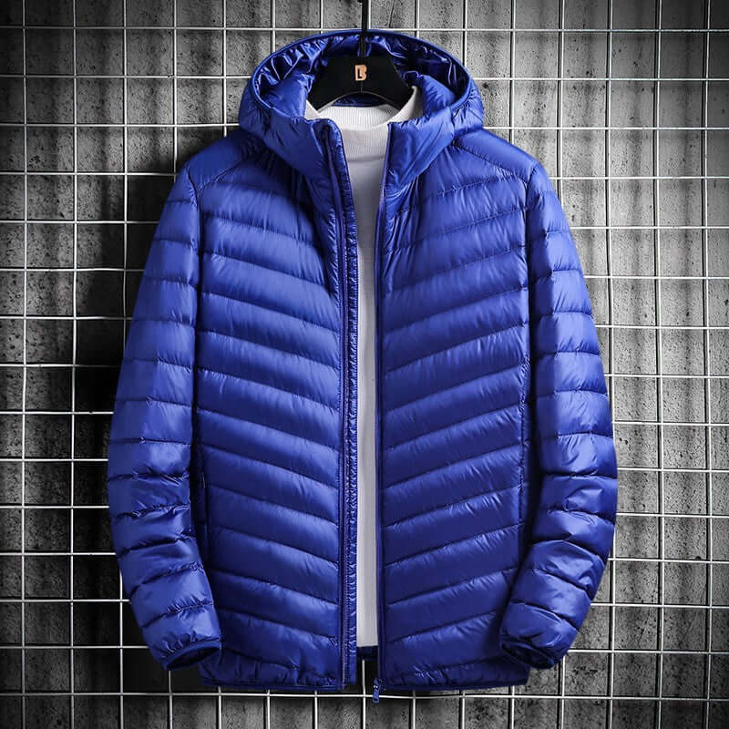 Men's Hooded Cotton Jacket Short Lightweight Cotton Coat | Phonax Services