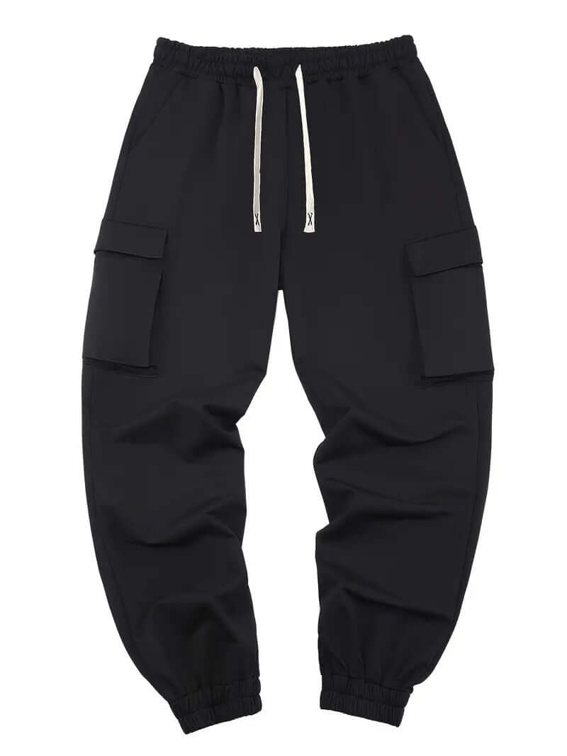 Men’s Multi-Pocket Tactical Cargo Pants – Workwear Style Loose Fit Tapered Trousers | Phonax Services