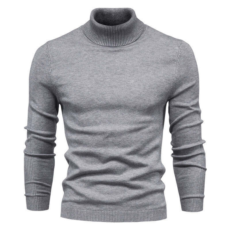 Men's Solid Color Pullover Sweater | Phonax Services