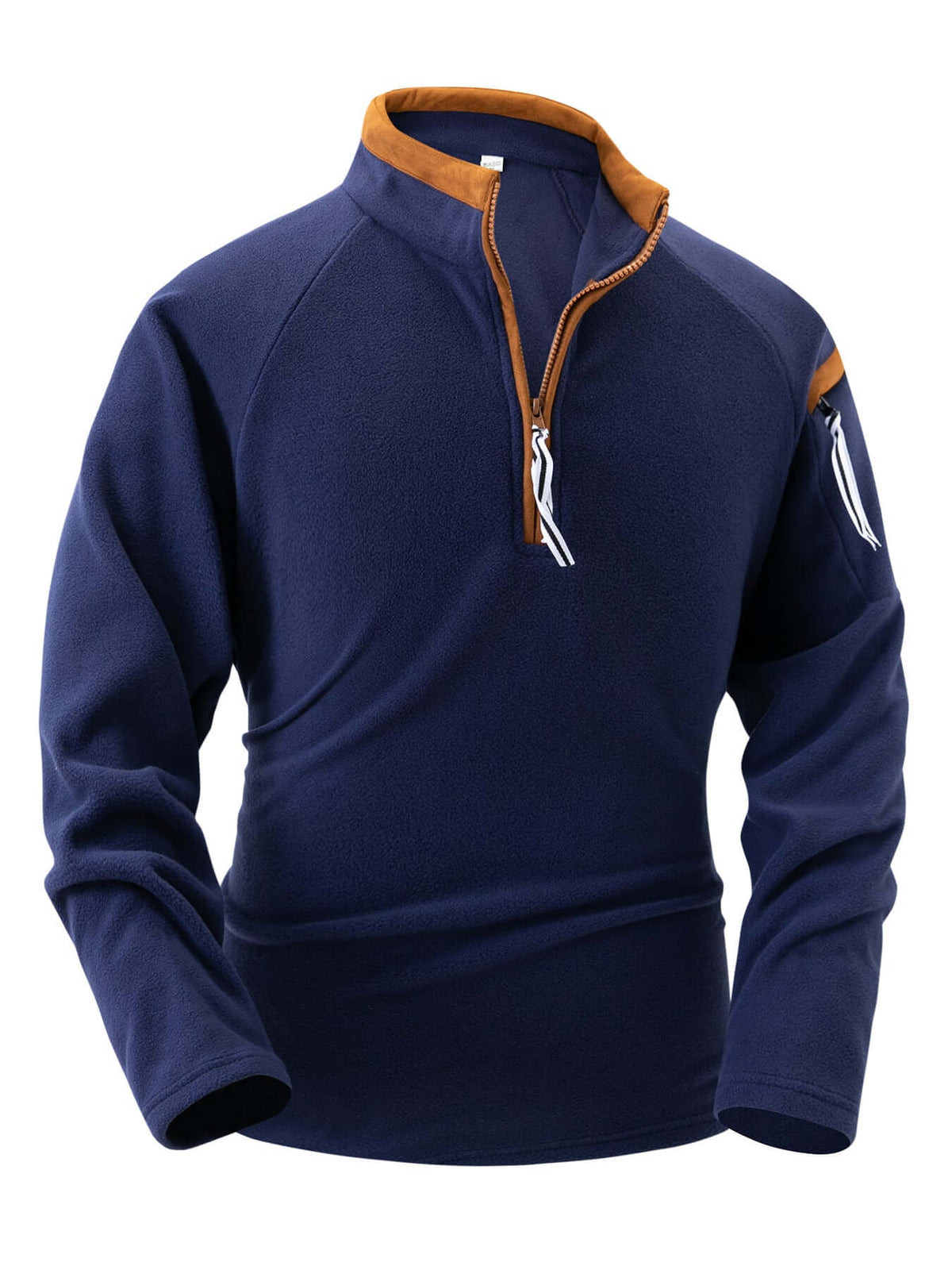 Men’s Tactical Fleece Half-Zip Pullover – Stand Collar Arm Zipper Sweater | Outdoor & Casual | Phonax Services