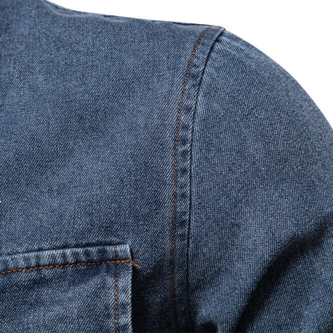 Men’s Washed Cotton Long Sleeve Shirt – Slim Fit Casual Cardigan Style | Phonax Services