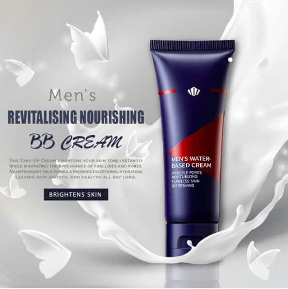 Men’s BB Cream – Water-Based Tone-Up Cream for Moisturizing & Pore Coverage | 50g | Free Shipping USA | Phonax Services