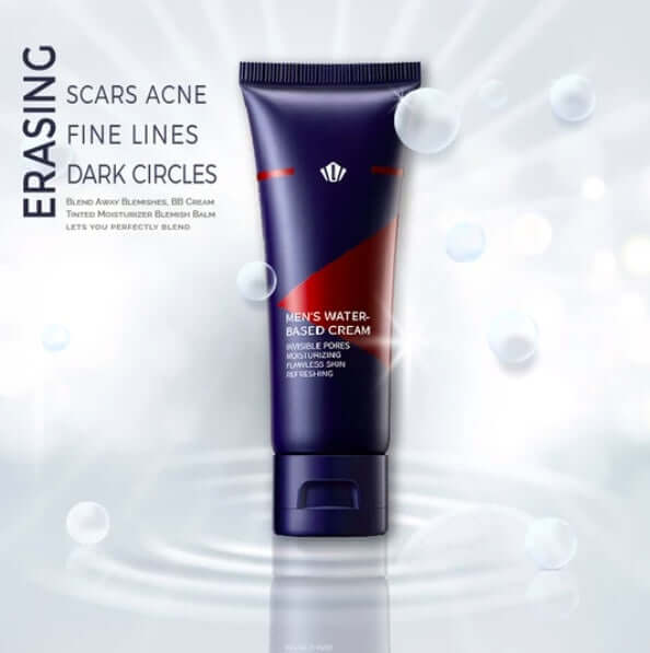 Men’s BB Cream – Water-Based Tone-Up Cream for Moisturizing & Pore Coverage | 50g | Free Shipping USA | Phonax Services
