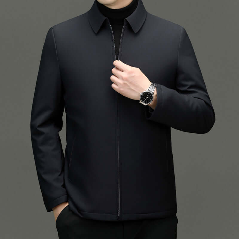 Middle-aged Father Business Casual Pure Color Cotton Clothing Tide | Phonax Services
