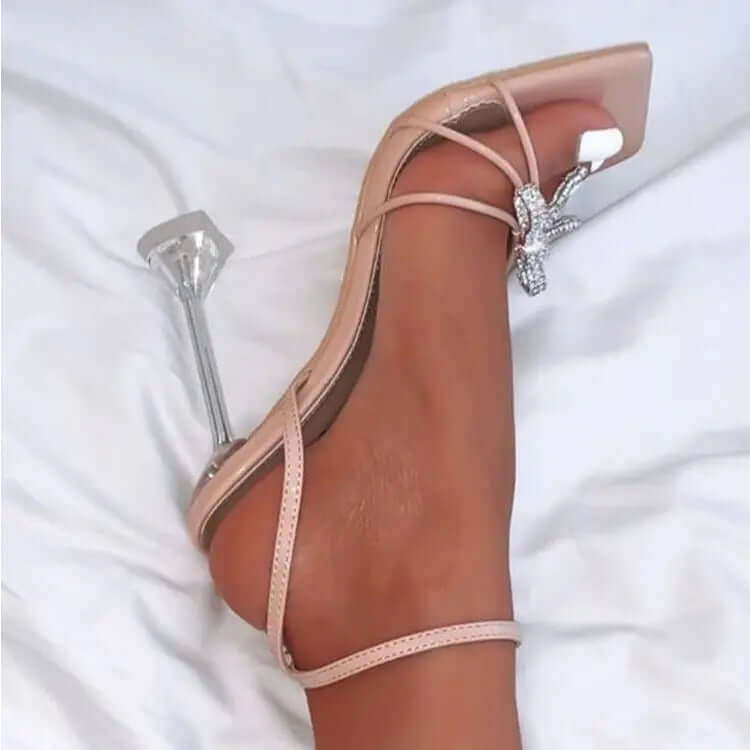 ChicStep Crystal Heeled Sandals – Lightweight Waterproof Design | Phonax Services