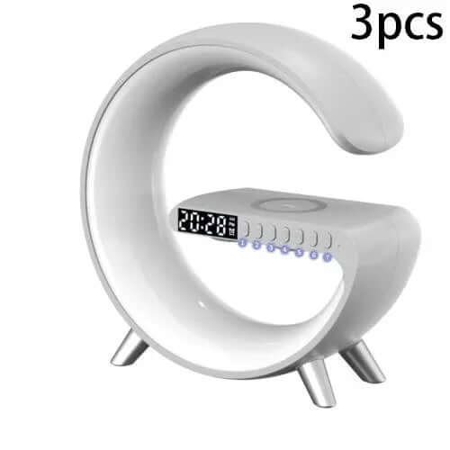 New Intelligent G Shaped LED Lamp Bluetooth Speake Wireless Charger | Phonax Services