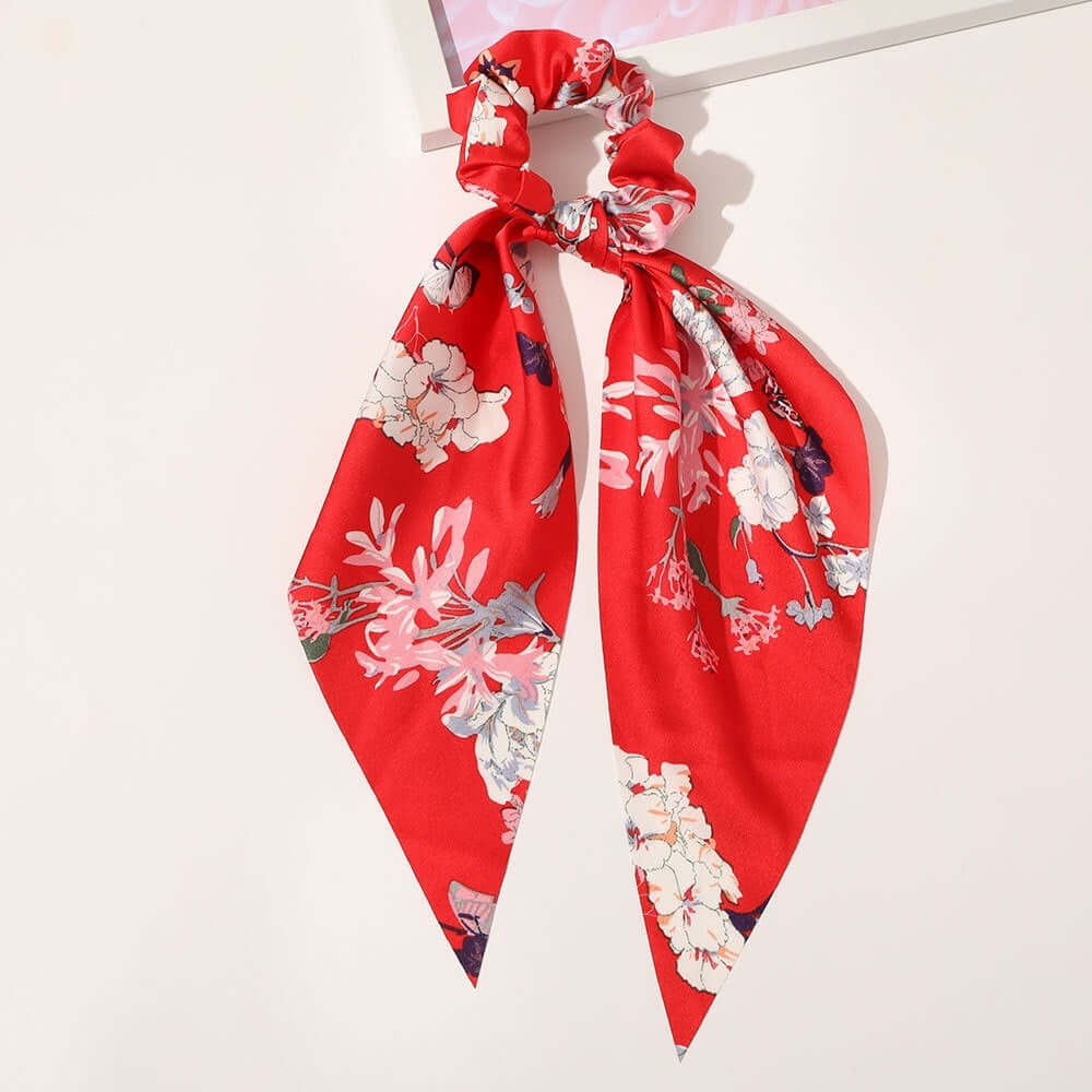 Satin Chic Knotted Ribbon Hair Tie – Stylish Long Streamers | Phonax Services