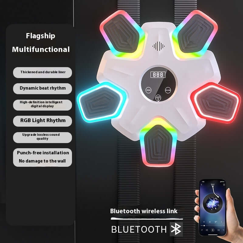 New Smart Bluetooth Music Sports Fitness Machine Home Training Boxing Wall Target | Phonax Services