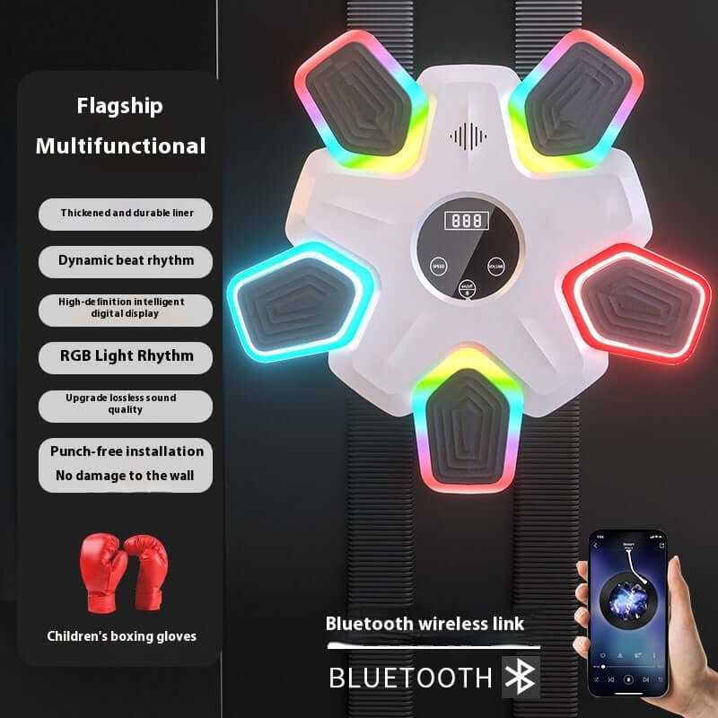New Smart Bluetooth Music Sports Fitness Machine Home Training Boxing Wall Target | Phonax Services