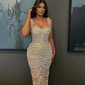 Elegant Pearls Dress – High-End Beaded Design for Evening Events | Phonax Services