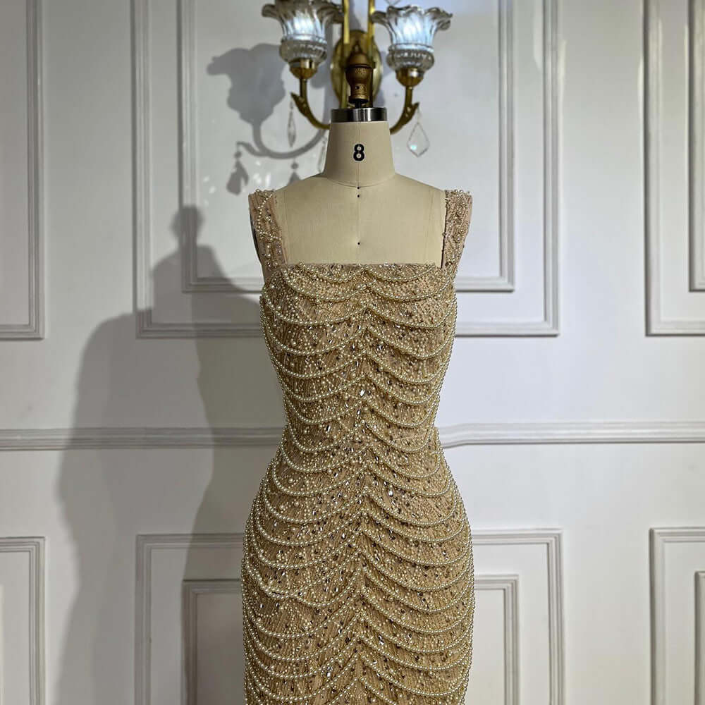 Elegant Pearls Dress – High-End Beaded Design for Evening Events | Phonax Services