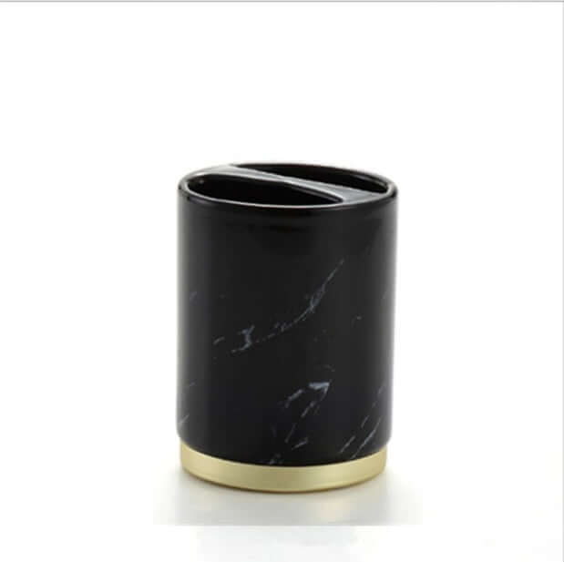 PHONAX 5-Piece Black & Gold Bathroom Set | Phonax Services