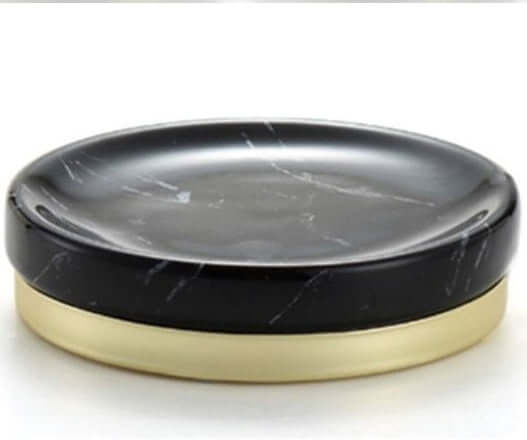 PHONAX 5-Piece Black & Gold Bathroom Set | Phonax Services