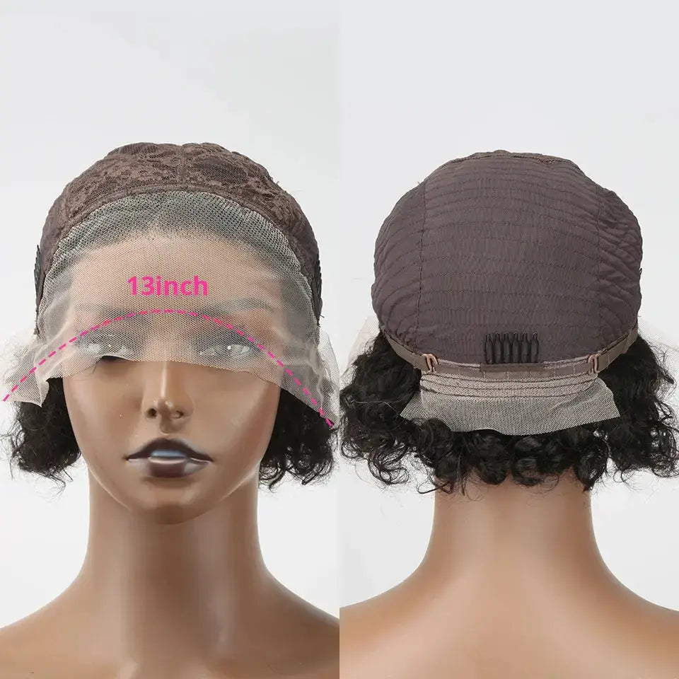 🌟Perruques Naturelles Courtes Tissage Cheveux Humain | Phonax Services