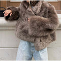 CozyChic Plush Fur Coat – Eye-Catching Casual Warmth | Phonax Services