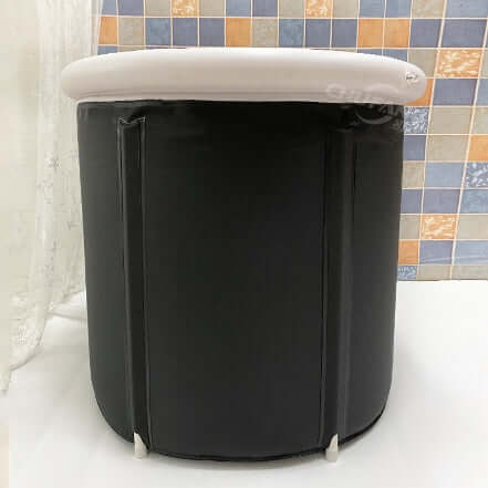 Portable Ice Bath Tub – Inflatable Cold Plunge for Recovery & Wellness with Lid Cover | Phonax Services