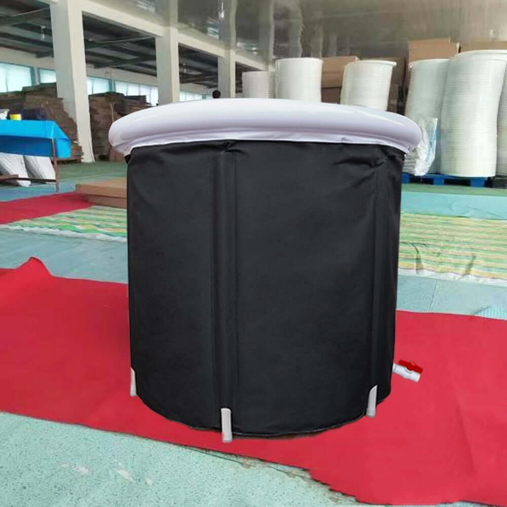 Portable Ice Bath Tub – Inflatable Cold Plunge for Recovery & Wellness with Lid Cover | Phonax Services