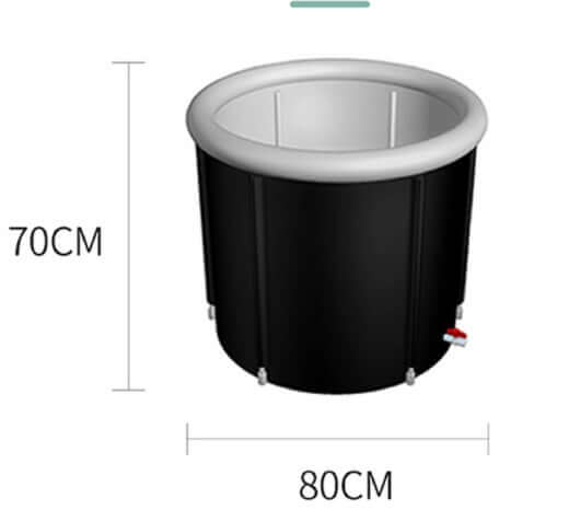 Portable Ice Bath Tub – Inflatable Cold Plunge for Recovery & Wellness with Lid Cover | Phonax Services