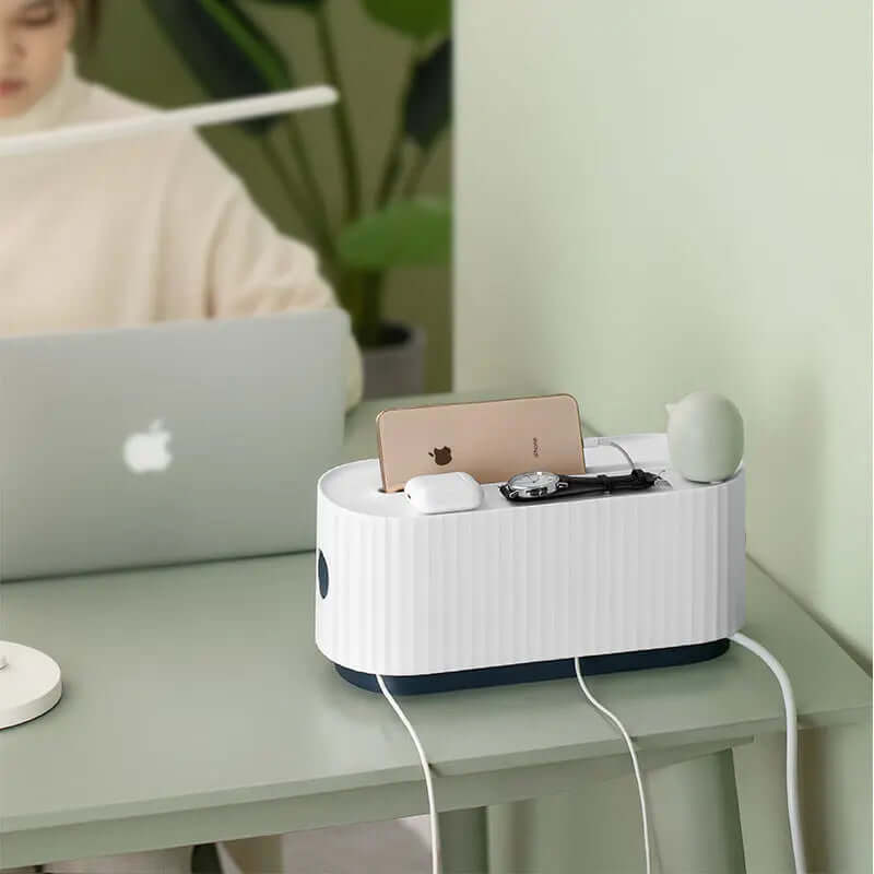 Power Strip Wire Case Cable Storage Box Anti Dust Charger | Phonax Services