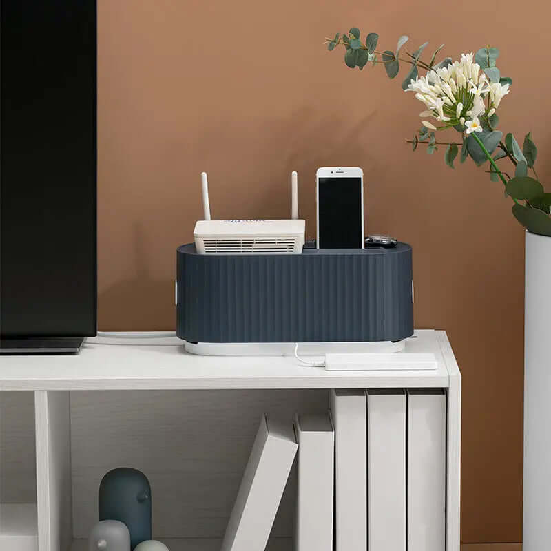 Power Strip Wire Case Cable Storage Box Anti Dust Charger | Phonax Services