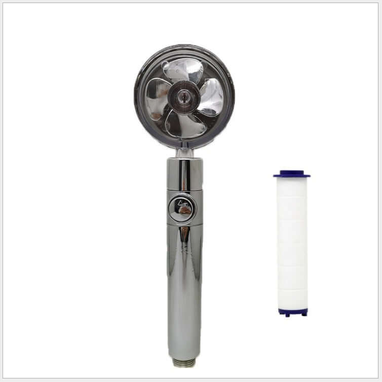 Propeller Shower Head with Stop Button – High Pressure & Water Filter Spray for Bathroom | Phonax Services