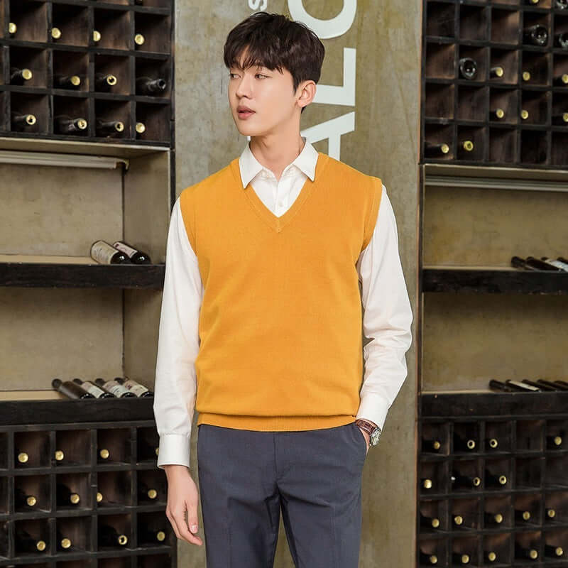Pullover Knitting Men's Vest Autumn And Winter Clothing | Phonax Services