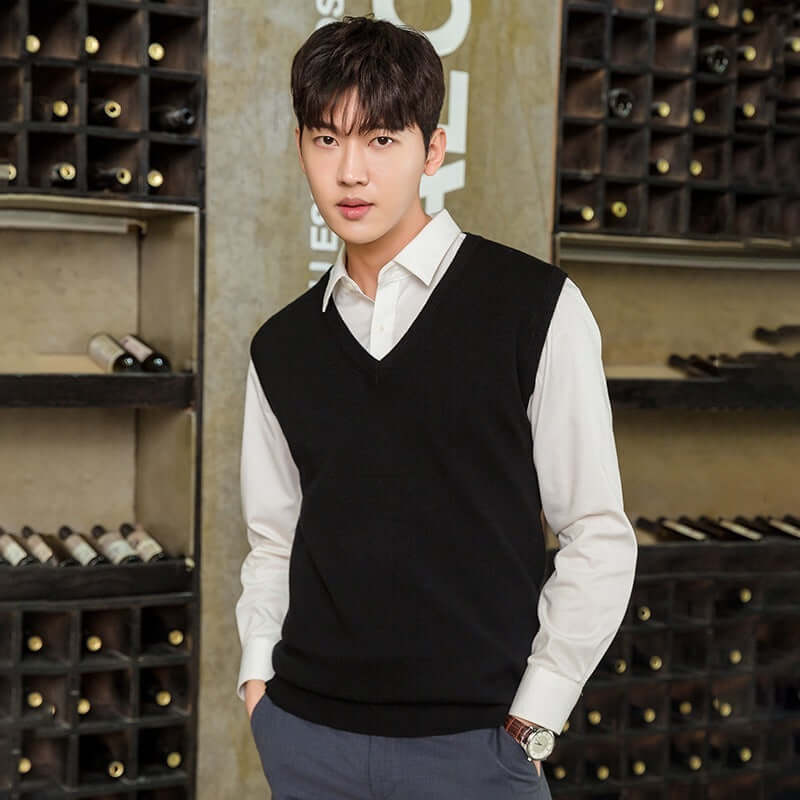 Pullover Knitting Men's Vest Autumn And Winter Clothing | Phonax Services