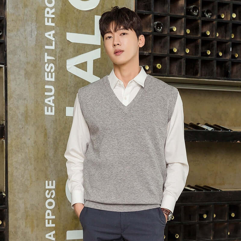Pullover Knitting Men's Vest Autumn And Winter Clothing | Phonax Services