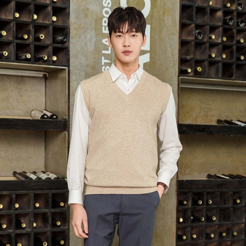 Pullover Knitting Men's Vest Autumn And Winter Clothing | Phonax Services