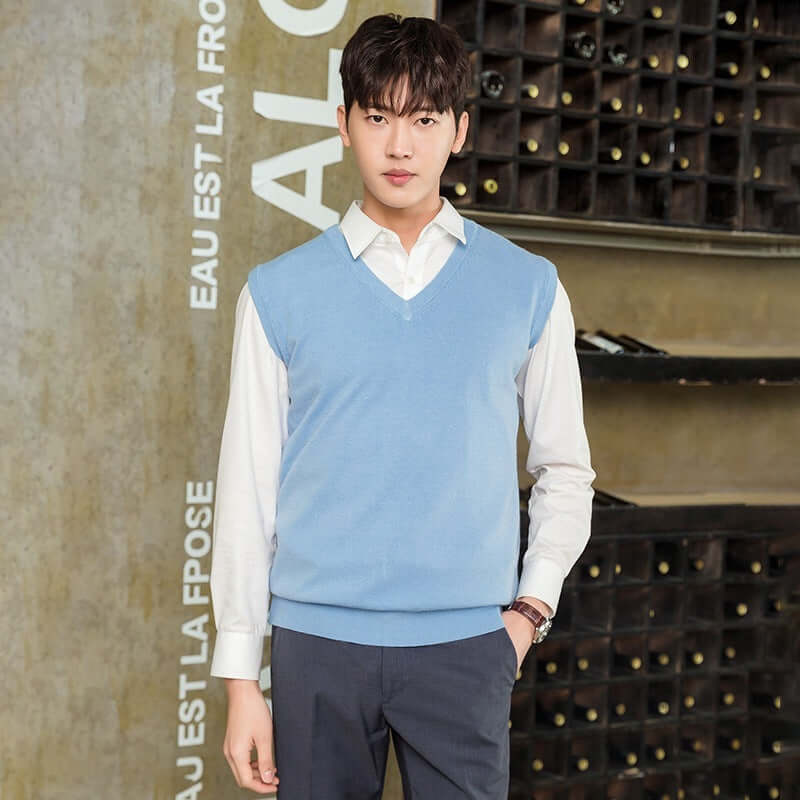 Pullover Knitting Men's Vest Autumn And Winter Clothing | Phonax Services